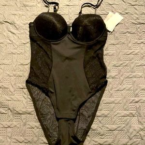 Jessica Simpson One piece mesh lingerie